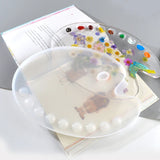 Oval Artist Paint Palette Casting Mold for Resin Art DIY