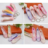 Colorful Ballet Shoes Keychain Pointe Shoe Keyrings Ornament