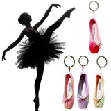 Colorful Ballet Shoes Keychain Pointe Shoe Keyrings Ornament