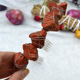 Baroque Natural Stone Hair Accessories Bridal Tiara Crown