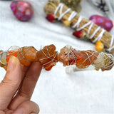 Baroque Natural Stone Hair Accessories Bridal Tiara Crown