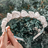 Baroque Natural Stone Hair Accessories Bridal Tiara Crown