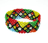 Hippy Friendship Seed Bead Bracelet Crochet Woven Rhombus Bracelets