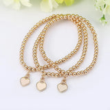 Heart Charm Adjustable Bracelets for Women Girl