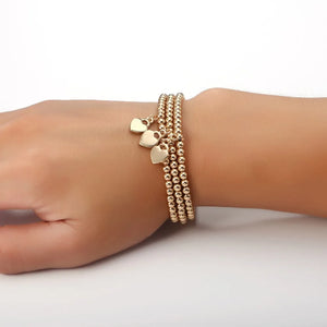 Heart Charm Adjustable Bracelets for Women Girl