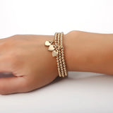 Heart Charm Adjustable Bracelets for Women Girl
