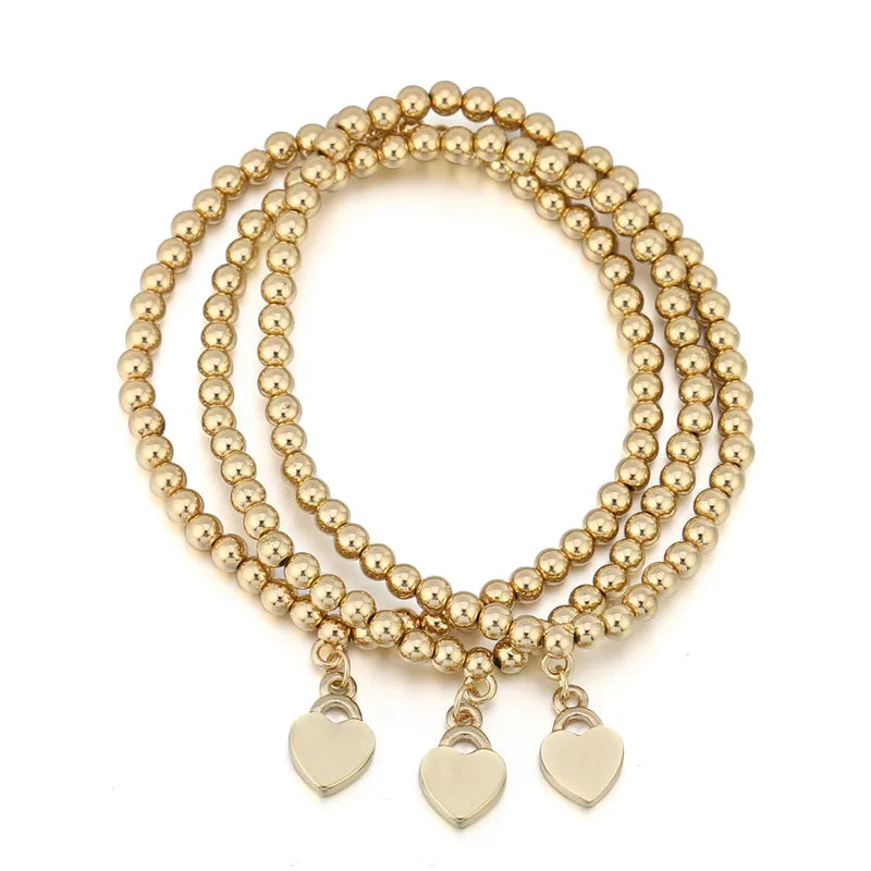 Heart Charm Adjustable Bracelets for Women Girl