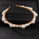 Pearl Beaded Headband for Women Party Hair Decor