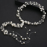 Pearl Wreath Hair Band Bridal Hair Accessories Wedding Jewelry
