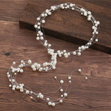Pearl Wreath Hair Band Bridal Hair Accessories Wedding Jewelry