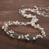 Pearl Wreath Hair Band Bridal Hair Accessories Wedding Jewelry