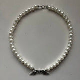 Beaded Wing Pendant Necklace for Women