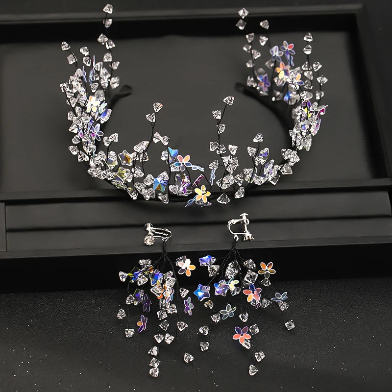 Colorful Beads Headband Women Tiara Jewelry