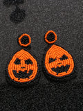 Skull Drip Dangle Drop Earrings Halloween Pumpkin Bat Ghost Earrings