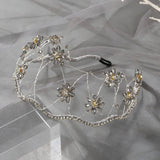 Beads Women Hairband Wedding Tiara Headband Bridal Crown Hair Accessories