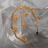 Beads Women Hairband Wedding Tiara Headband Bridal Crown Hair Accessories