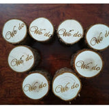 Rustic Wood Wedding Ring Box Natural Display