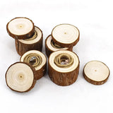 Rustic Wooden Wedding Ring Box Natural Wood Display Jewelry Holder