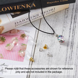 Clear Glass Bottle Wind Chime Pendant Making Kit