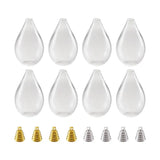 Clear Glass Bottle Wind Chime Pendant Making Kit