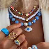 Bohemian Charm Evil Eye Pendant Jewelry Novelty Accessory