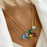 Bohemian Charm Evil Eye Pendant Jewelry Novelty Accessory