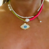 Bohemian Charm Evil Eye Pendant Jewelry Novelty Accessory