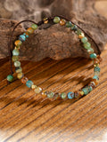 Bohemian Natural Stone Bracelet Chakra Beads for Women
