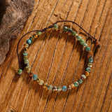 Bohemian Natural Stone Bracelet Chakra Beads for Women