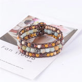 3 Layer Wrap Bracelets Boho Leather Bracelet