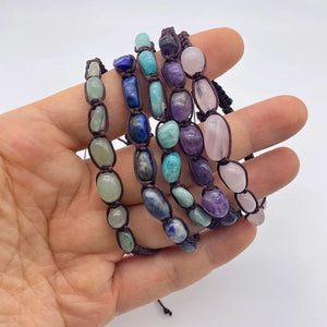 Irregular Stone Bracelet for Relaxation