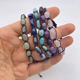 Irregular Stone Bracelet for Relaxation