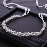 Crystal Pearl Bridal Headband Wedding Hair Accessories