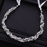 Crystal Pearl Bridal Headband Wedding Hair Accessories