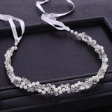 Crystal Pearl Bridal Headband Wedding Hair Accessories