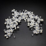 Beads Hair Flower Headpiece Bride Hair Pieces