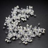 Beads Hair Flower Headpiece Bride Hair Pieces