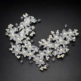 Beads Hair Flower Headpiece Bride Hair Pieces