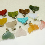 Fish Tail Charms Pendants Natural Stone