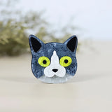 Multicolor Fox Brooch for Women Men Party Daily Scarf Suit Pins