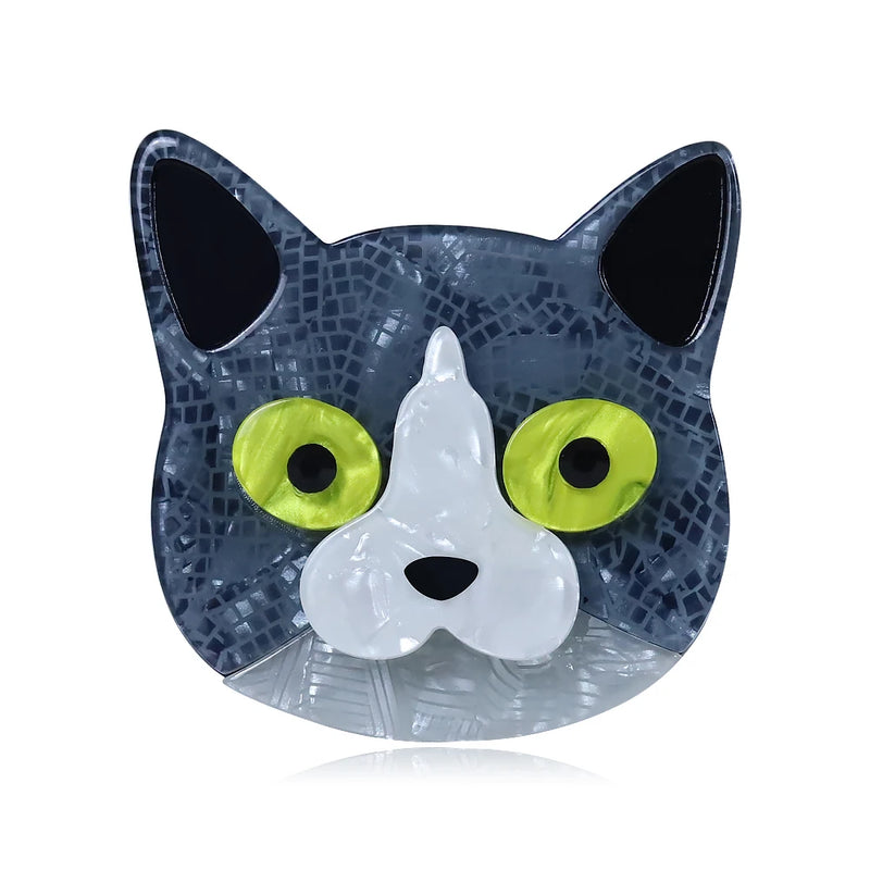 Multicolor Fox Brooch for Women Men Party Daily Scarf Suit Pins