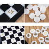 Chess Set & Checker Game Board Resin Mold