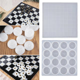 Chess Set & Checker Game Board Resin Mold