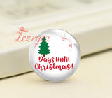 Christmas Joy X-Mas Wish Tree Glass Cabochons for DIY Jewelry Making