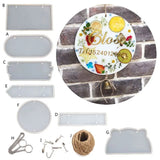 Welcome Card Door Number Plate Resin Mold DIY Crafts Tools
