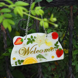 Welcome Card Door Number Plate Resin Mold DIY Crafts Tools