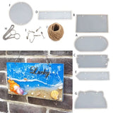 Welcome Card Door Number Plate Resin Mold DIY Crafts Tools