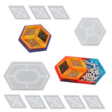Coaster Tray Resin Casting Mold Jewelry Tray Epoxy Resin Molds