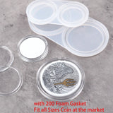 Coin Capsules Resin Mold & Storage Box