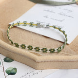 Green Choker Collarbone Chain Fairy Lace Necklace Women